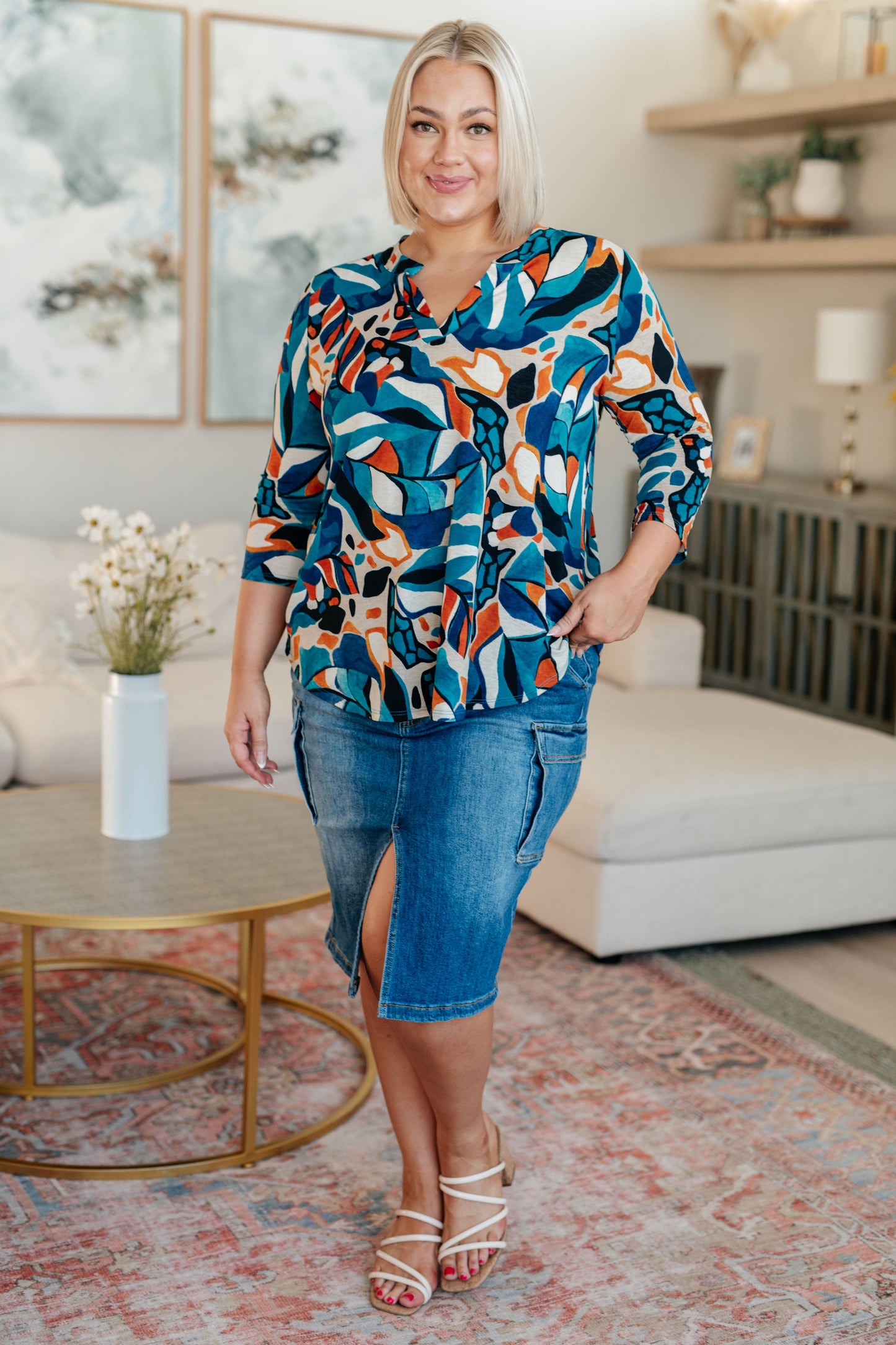 Always Be There Cargo Denim Skirt-Womens-Ave Shops-Happy Campers Boutique, Women's Fashion and More in Plainwell, MI