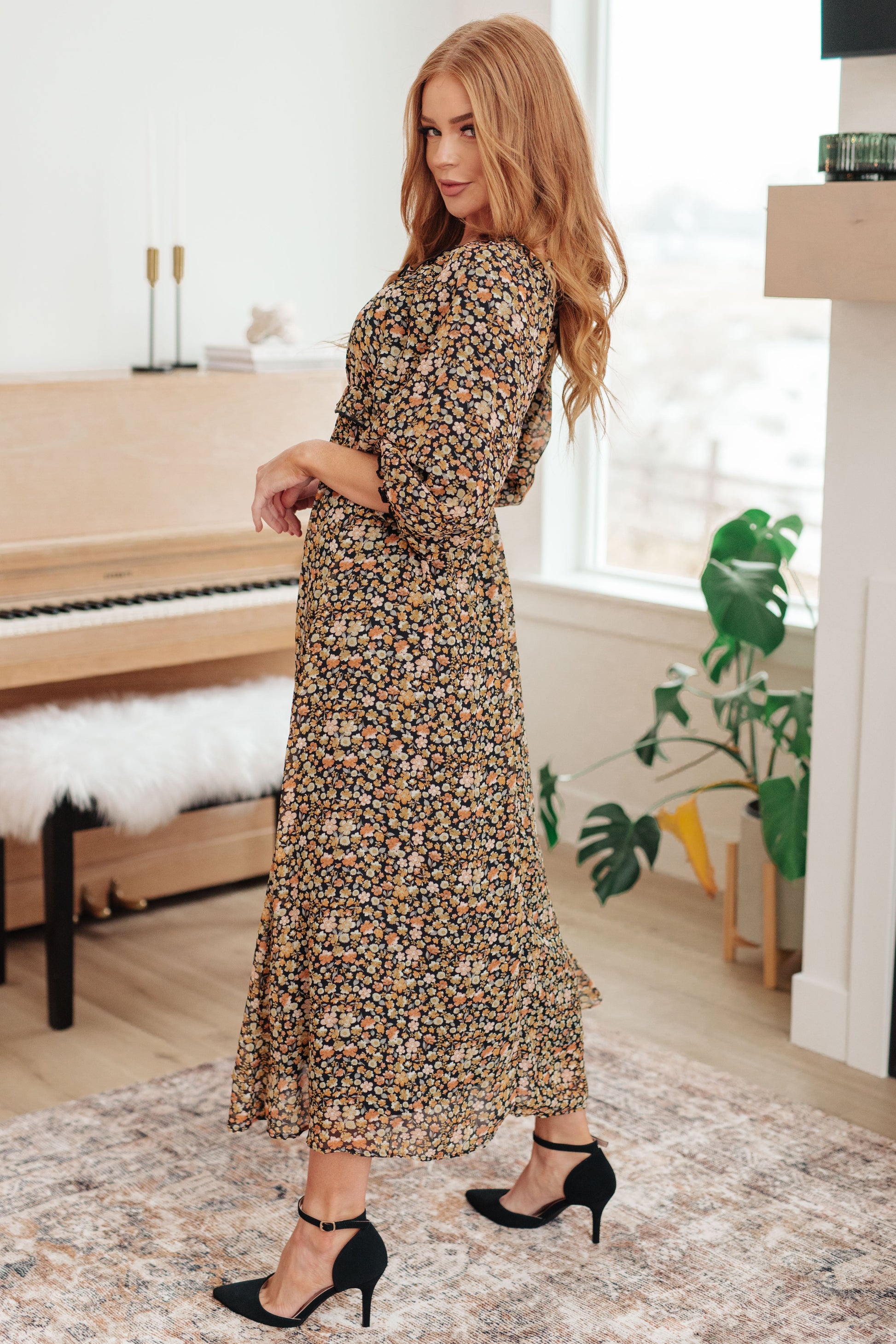 Ever So Briefly Floral Maxi Dress-Womens-Ave Shops-Happy Campers Boutique, Women's Fashion and More in Plainwell, MI