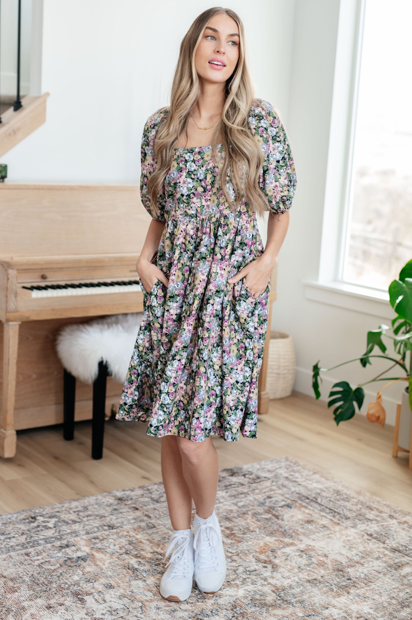 Excellence Without Effort Floral Dress-Womens-Ave Shops-Happy Campers Boutique, Women's Fashion and More in Plainwell, MI