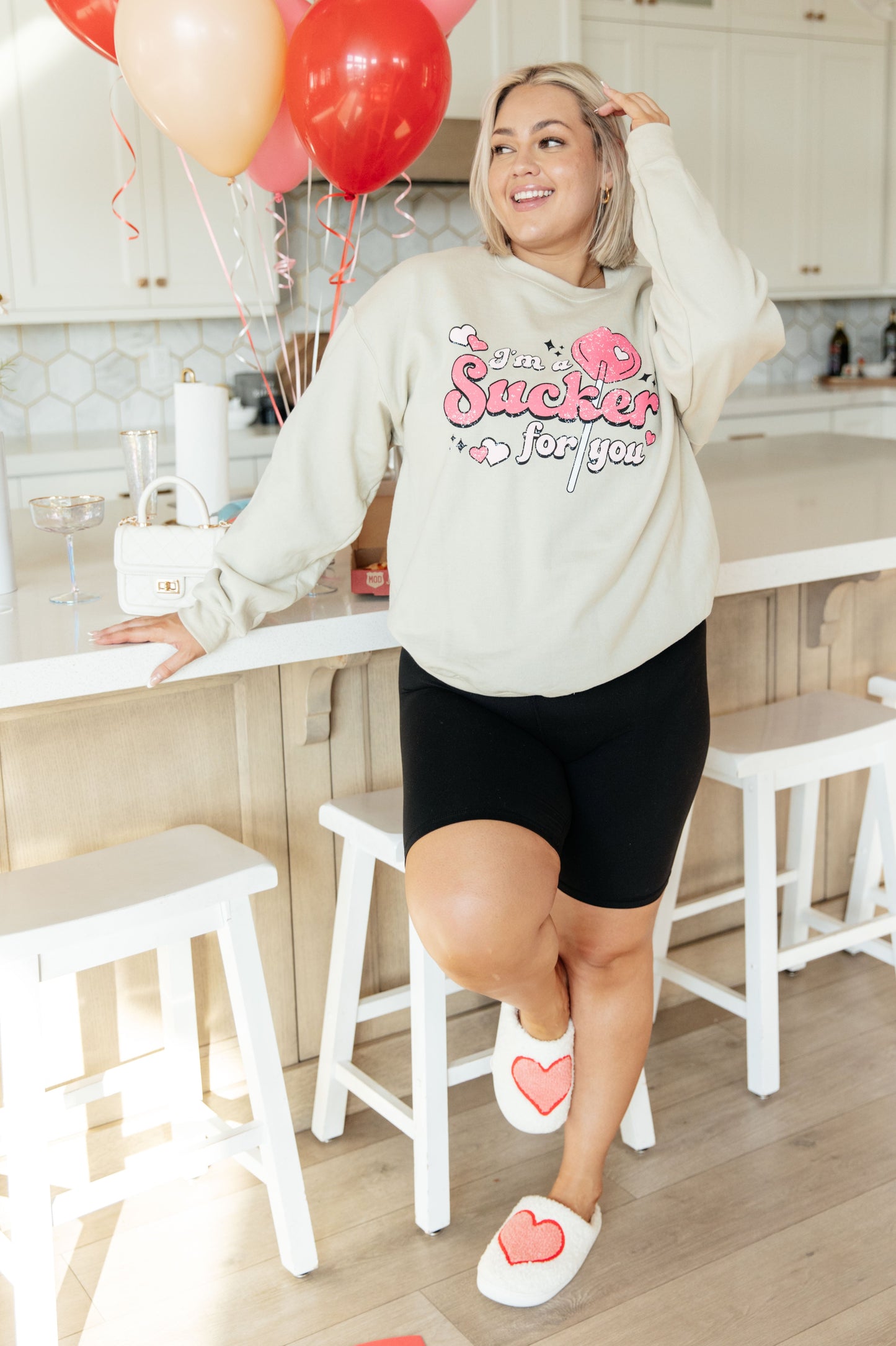 I'm A Sucker For You Valentine Pullover-Womens-Ave Shops-Happy Campers Boutique, Women's Fashion and More in Plainwell, MI