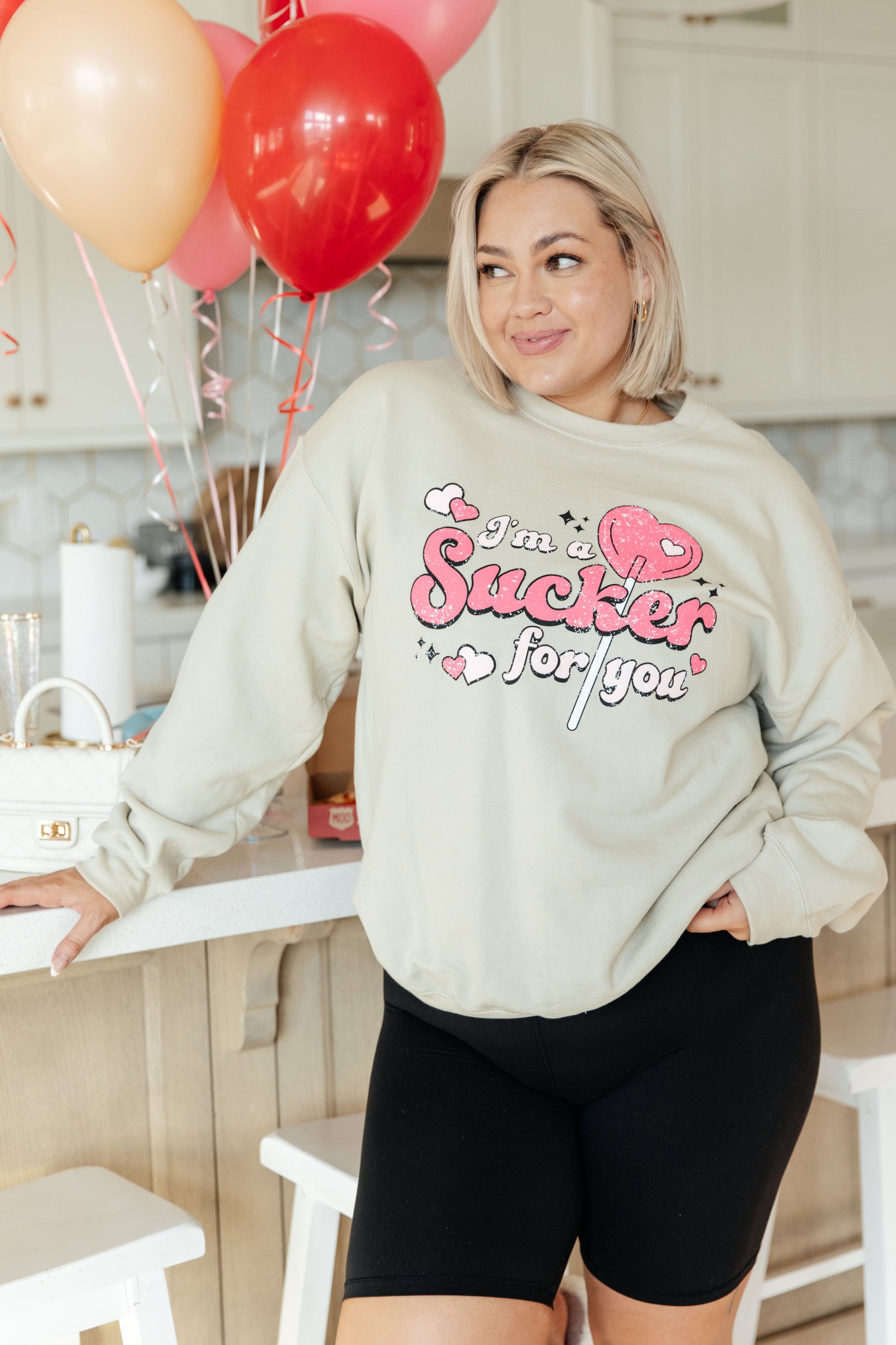 I'm A Sucker For You Valentine Pullover-Womens-Ave Shops-Happy Campers Boutique, Women's Fashion and More in Plainwell, MI