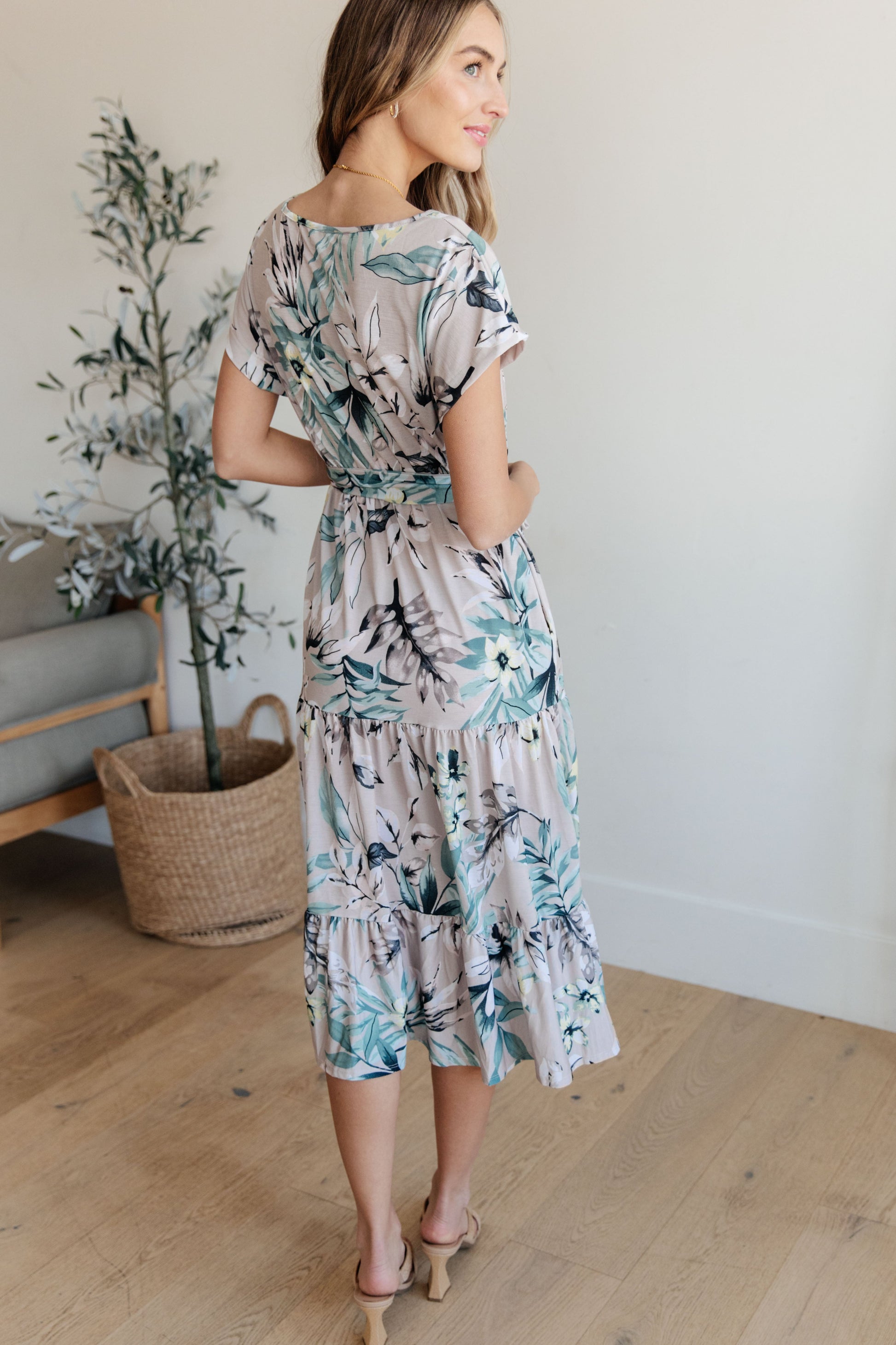 Into the Night Dolman Sleeve Floral Dress-Womens-Ave Shops-Happy Campers Boutique, Women's Fashion and More in Plainwell, MI