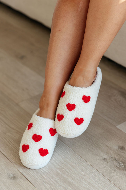 Mini Hearts Cozy Slippers-Womens-Ave Shops-Happy Campers Boutique, Women's Fashion and More in Plainwell, MI