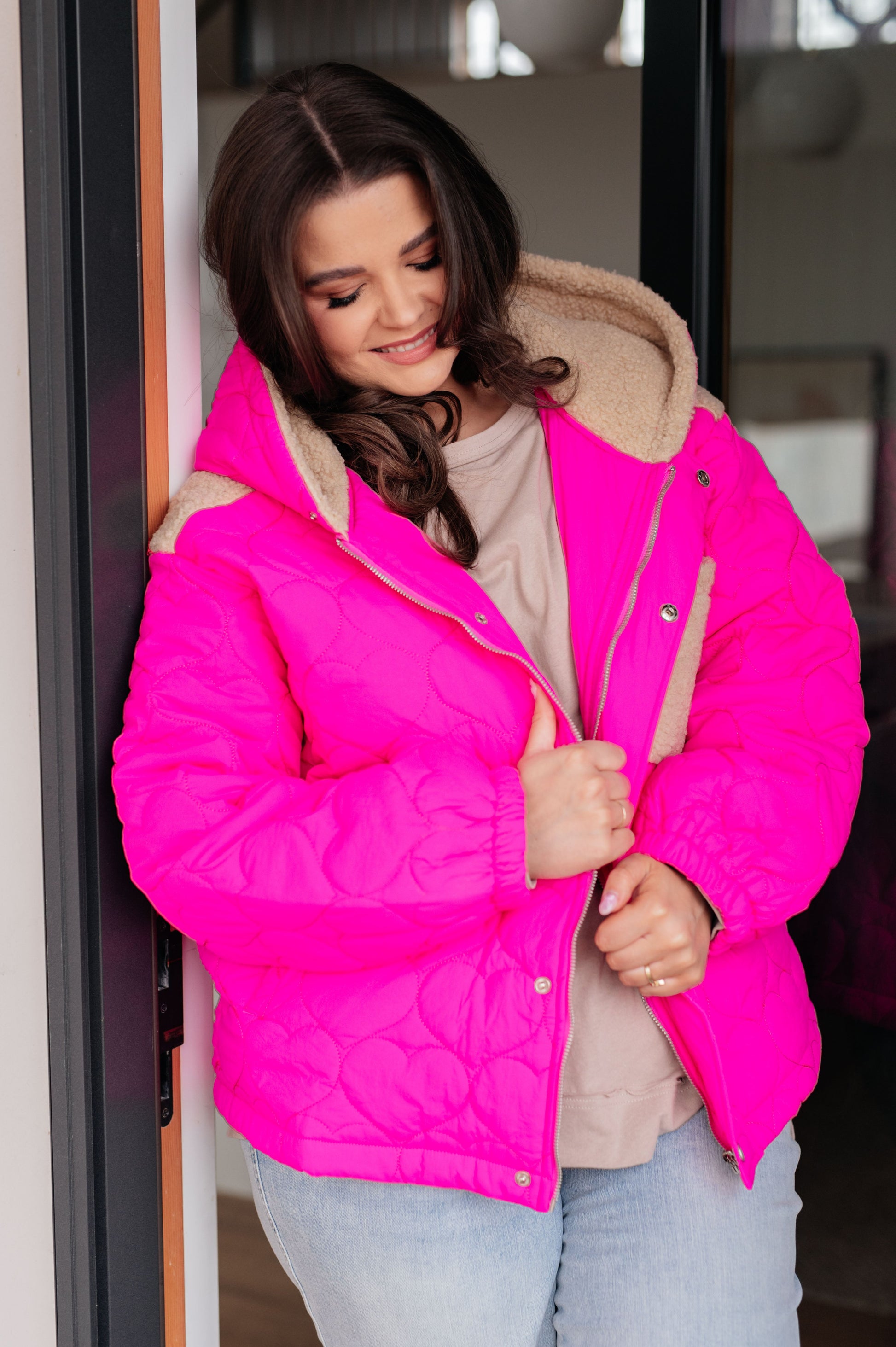 Not Sure How Puffer Jacket-Layers-Ave Shops-Happy Campers Boutique, Women's Fashion and More in Plainwell, MI